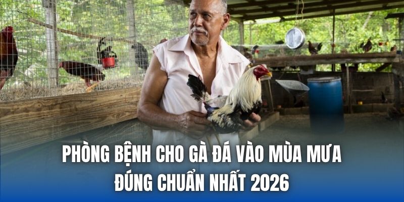 Phòng Bệnh Cho Gà Đá Vào Mùa Mưa Đúng Chuẩn Nhất 2026 - Getuxa